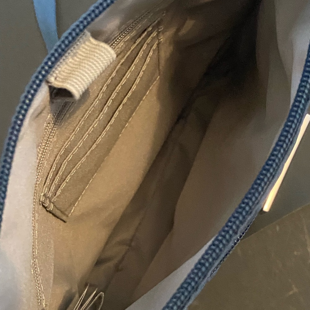 BAGGALLINI Blue Quilted Crossbody Bag - Picture 6 of 11